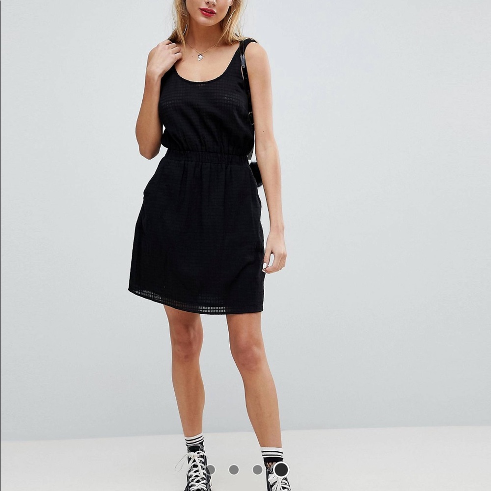 ASOS grid texture mini dress